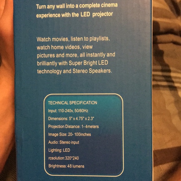 LED Projector 60” Display - Picture 4 of 4